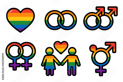 Cycling icon set for urban commuting and navigation. Vector illustrations of a bicycle, map, safety gear, and accessories. Bike to work concept with a flat cartoon style.