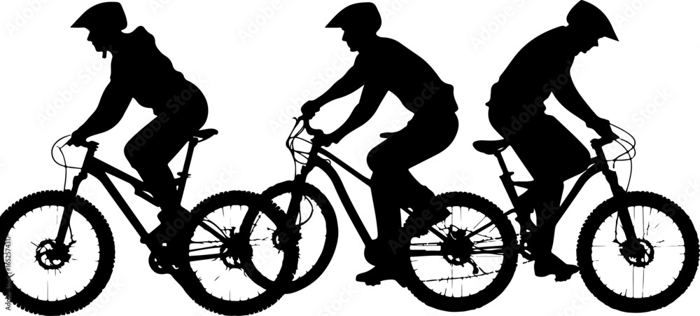 Obraz premium Mountain Bike, MTB, Off-Road Bicycle, Trail Bike, All-Terrain Bike, Mountain Bicycle, MTB for Sale, Downhill Bike, Cross Country Bike, Full Suspension Bike, Mountain Silhouette, Adventure Bike, Ride t