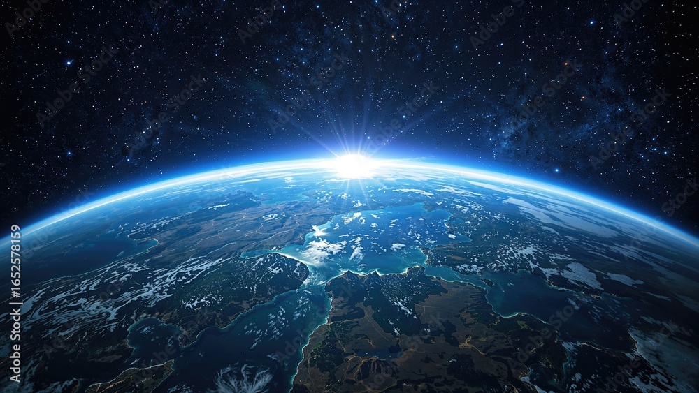 Fototapeta premium Digital artwork depicting Earth transformed into a game