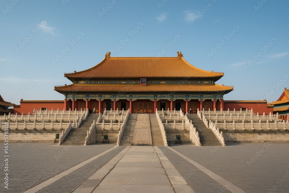 Fototapeta premium Ancient Chinese Royal Residence