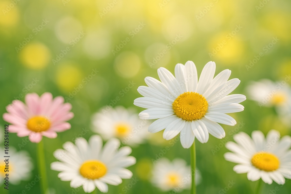 Fototapeta premium Colorful Flowers Emit a Fresh and Uplifting Aura