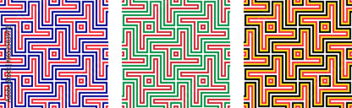 france, italy and belgium flag line pattern. geometric background for decoration and etc. vector illustration