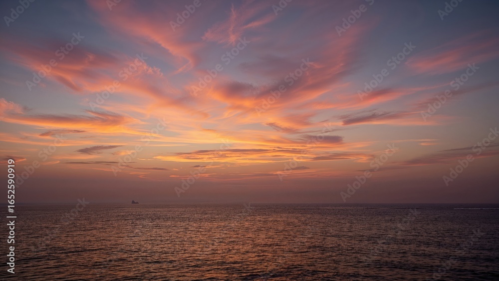 Fototapeta premium Spectacular nightfall coastal vista