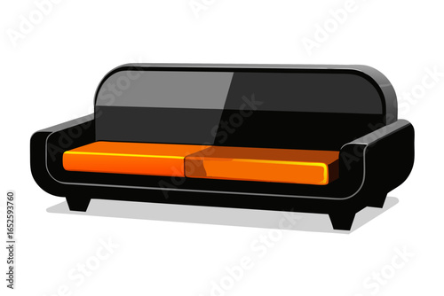 sofa isolated on white background