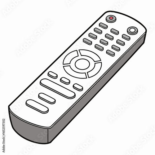 remote control isolated on white
