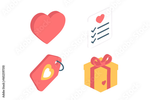 Winter clothing icon set with outline style, including wool scarf, knitted beanie, earmuffs, puffer jacket for skating and cold weather, warm winter accessories vector illustration