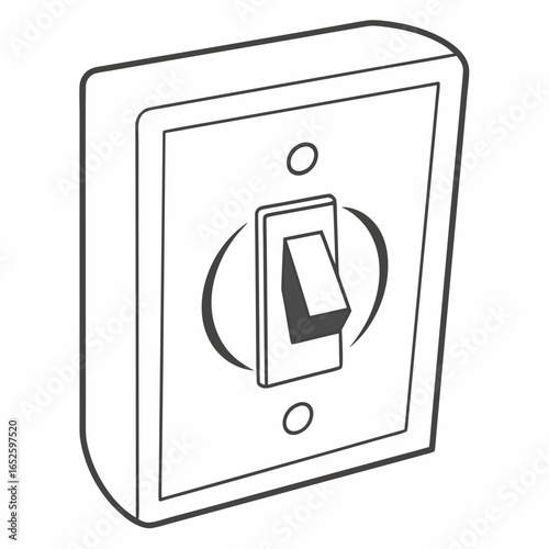 power switch on a wall
