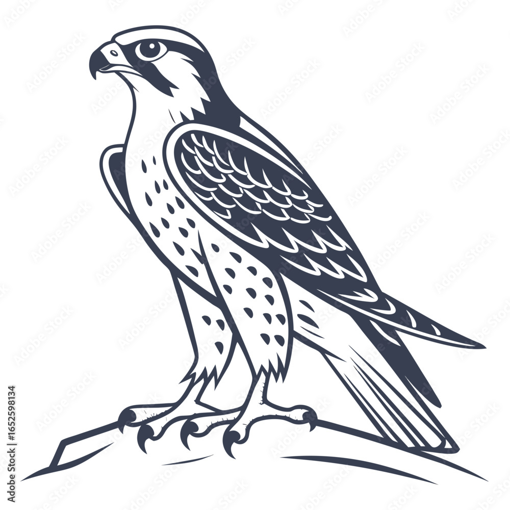 Obraz premium eagle on a branch