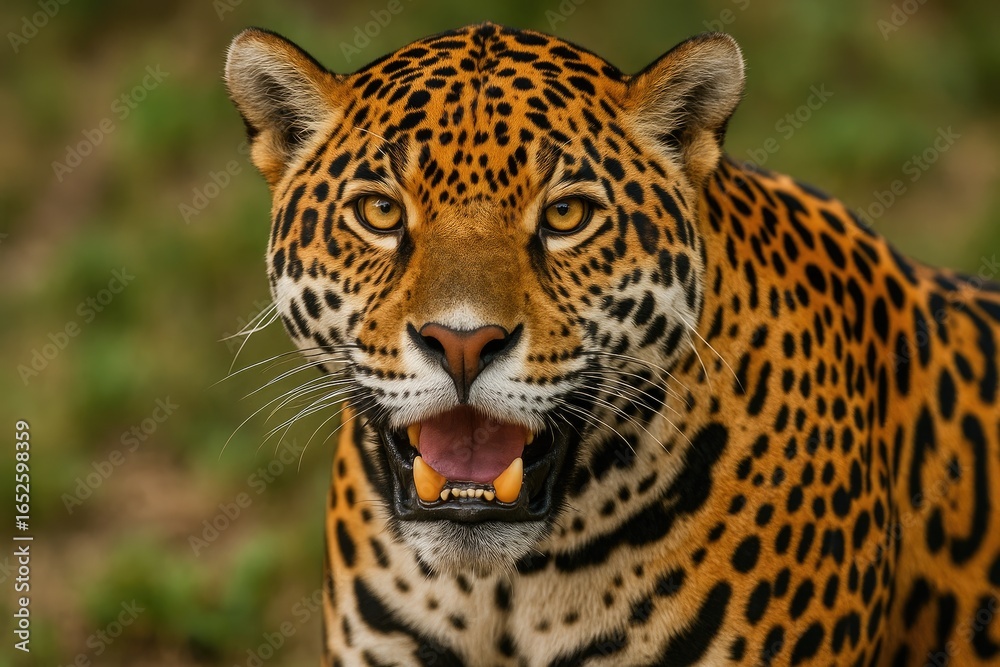 Fototapeta premium Jaguar specimen overview