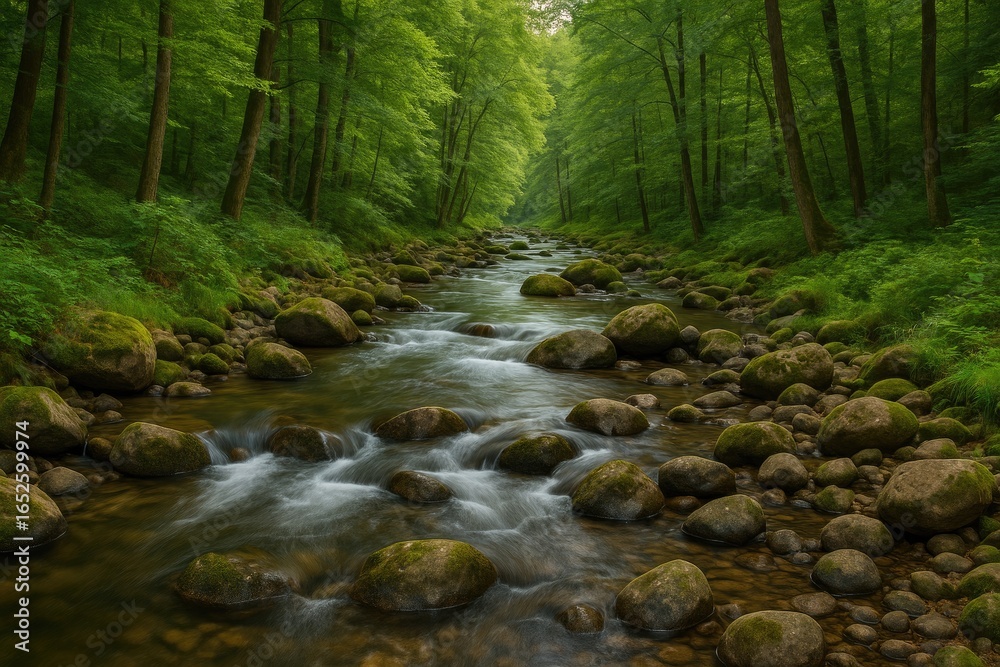 Obraz premium Small River Route