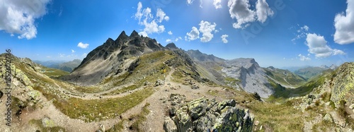 panorama of mountains St. Antönien