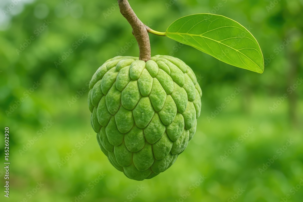 Fototapeta premium Vitamins found in Sirkaya fruit benefit your body