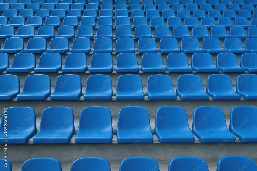 Naklejka premium Audience seating arrangements in a large arena