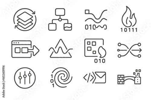 Screen mutation transformation shift ui glyph icons digital triangle icon waveform vector