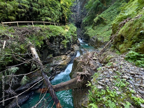 waterfall in the forest Frutz Üble Schlucht