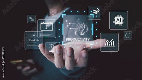 plus sign icon floating in the air on hand It symbolizes the introduction of positive elements such as personal development, social profit, health insurance and a growth mindset.