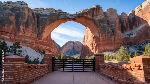 Twin Arch Geological Structure