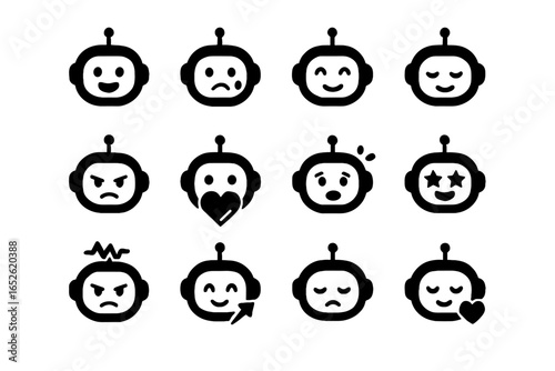 Sadness loneliness vector image overwhelm calm fear generation anxiety simple anger icon