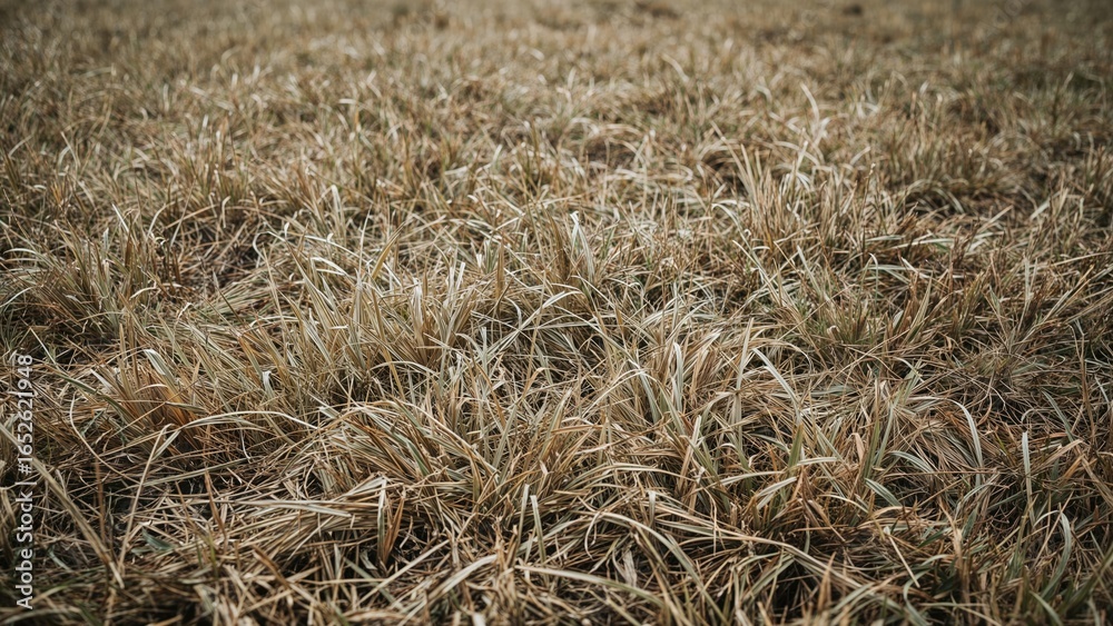 Fototapeta premium Chemical or Pesticide Effects on Dying Grass