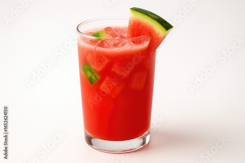 Wallpaper Mural Cold watermelon beverage presented against a white background Torontodigital.ca