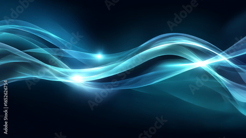 Beautiful luxury 3D modern abstract neon background consisting of waves with slight digital effect. 3d illustration, 3d rendering. 3d abstract modern business background wallpaper