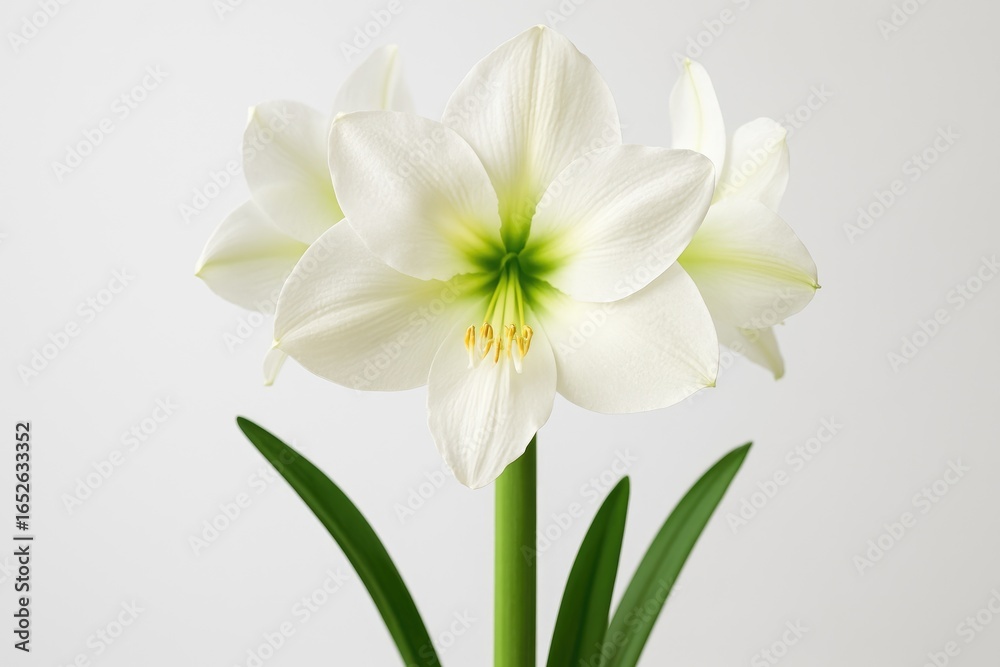 Fototapeta premium Exploring the different types of Amarillys and Hippeastrum blooms