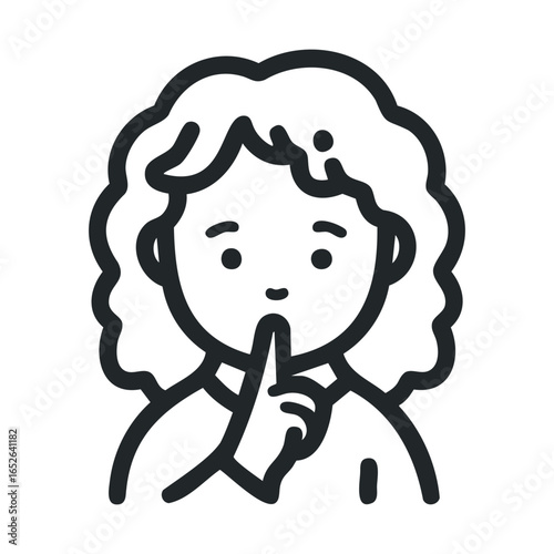 Expressive child signaling for silence in a playful context