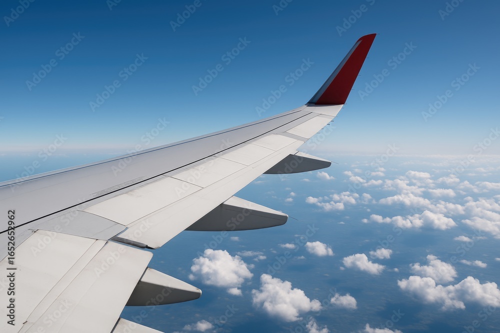 Fototapeta premium Breathtaking scenery glimpsed during a flight