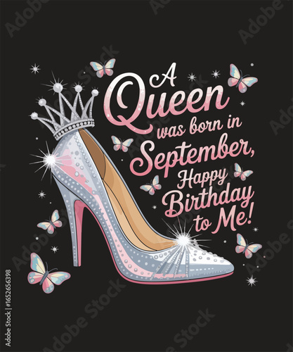A queen was born in september happy birthday to me