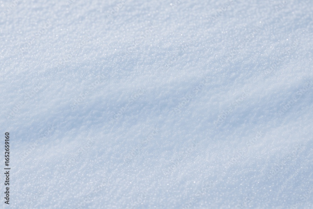 Fototapeta premium Ice crystal pattern on fresh snowfall