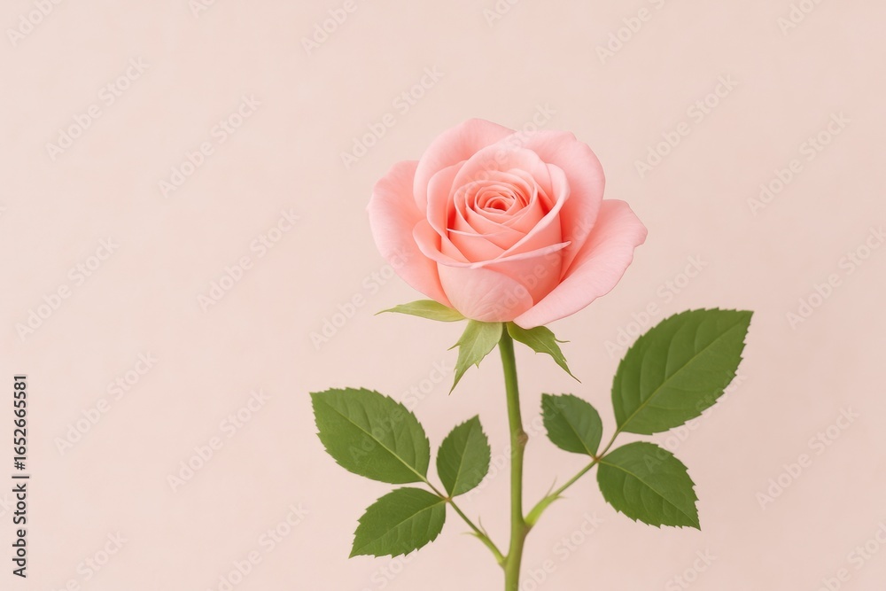 Fototapeta premium Delicate blush flower miniature