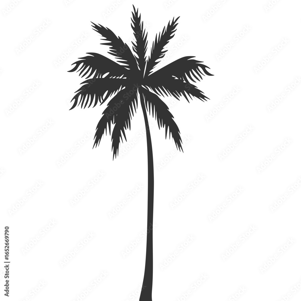 Obraz premium Palm Tree Shilhouette