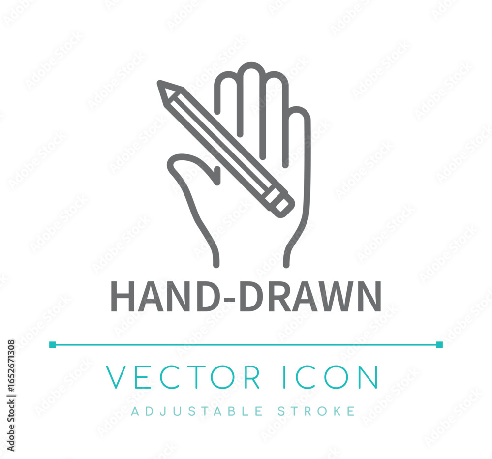Fototapeta premium Hand-Drawn Line Icon