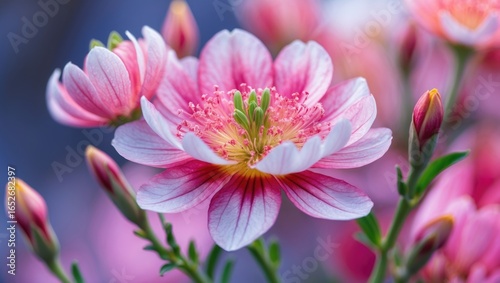 Close-up view of an exquisite floral bloom