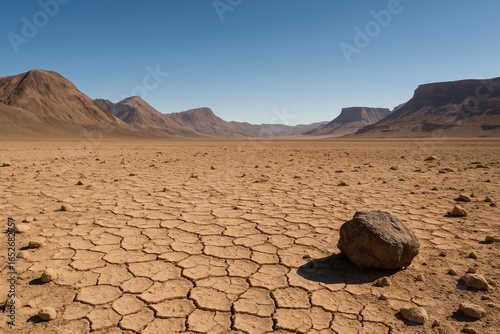 A desolate wasteland lacking cultivation and water sources