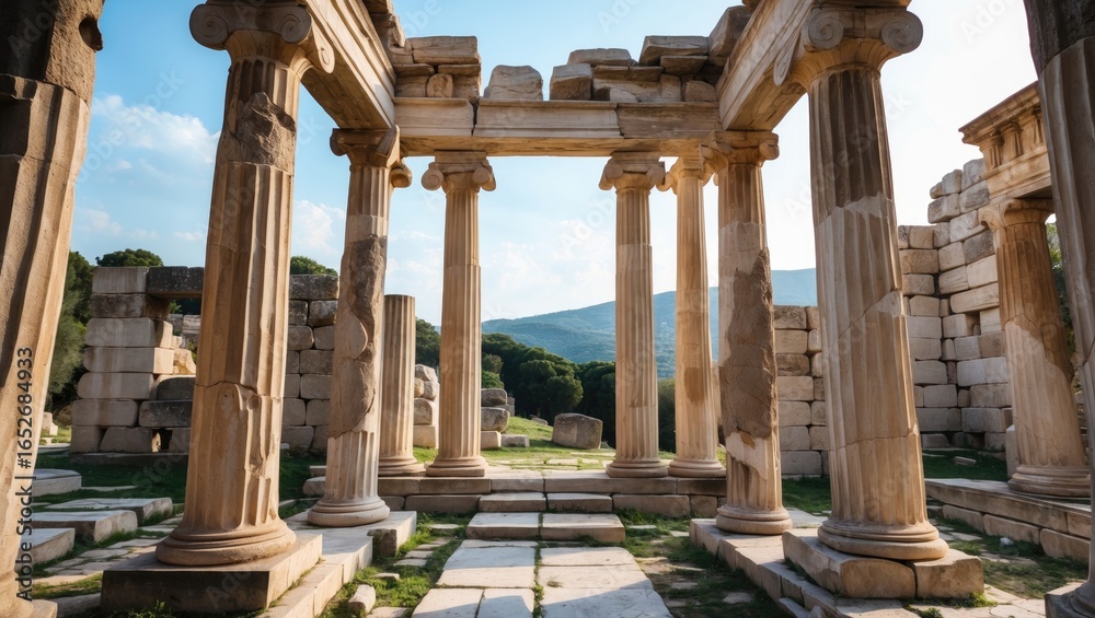 Fototapeta premium Sacred Site Dedicated to Apollo Ylatis