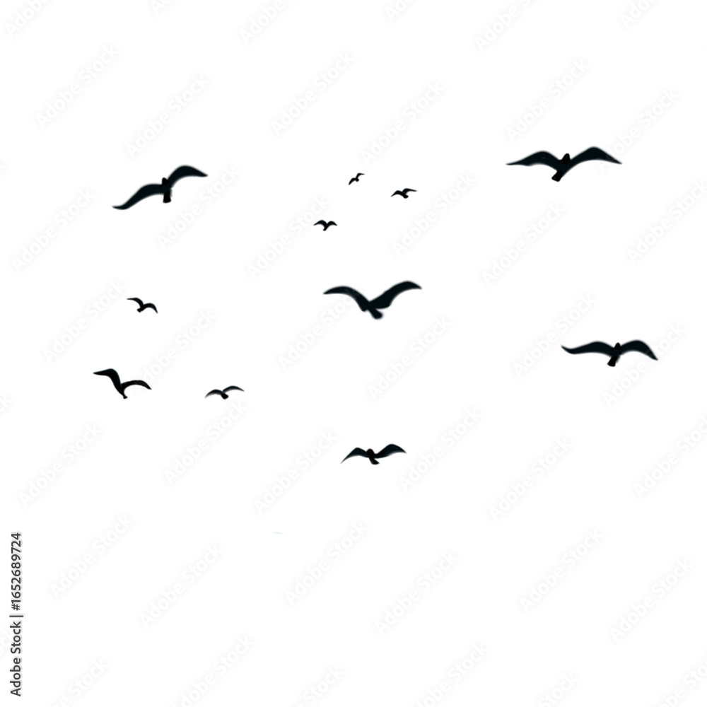 Fototapeta premium birds in flight