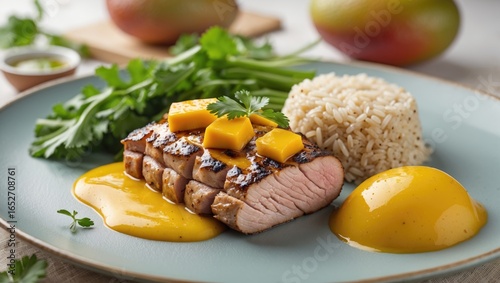 Juicy grilled pork tenderlo...