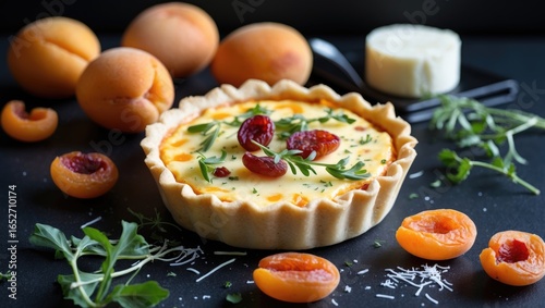 Homemade miniature quiche f...