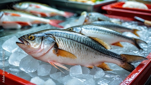 Sea bream caught fresh and ...