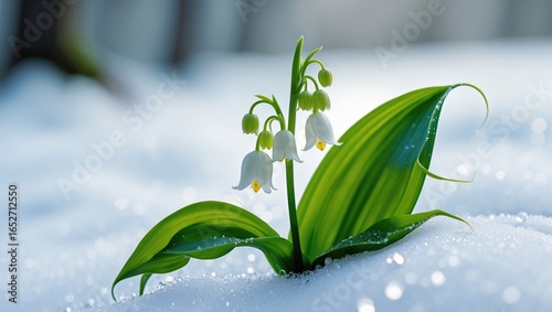 Single Lily of the valley b...