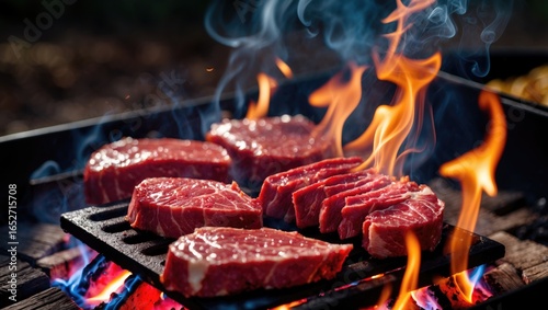 Flavorful fire-cooked meat ...