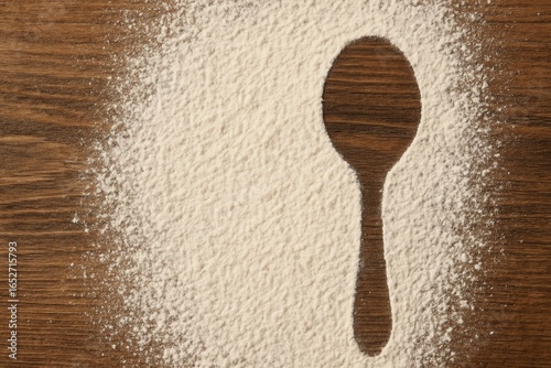Detailed view of a spoon-sh...