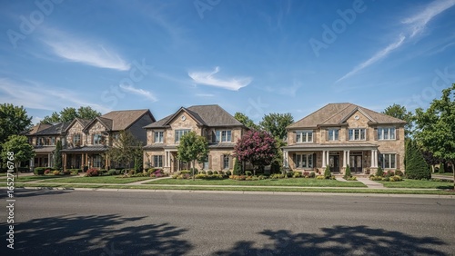 Elegant suburban residences...
