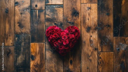 Heart-shaped design placed ...
