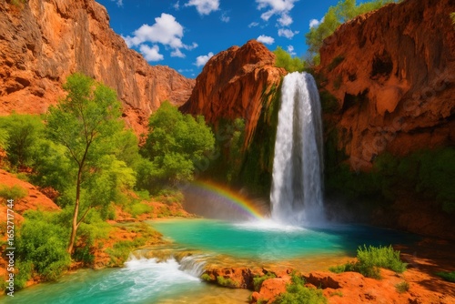 Exploring the Majestic Mooney Falls Waterfall