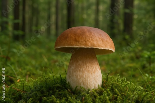 Edible Cep Mushrooms Growin...