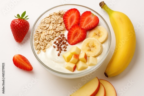 Wholesome breakfast plate w...