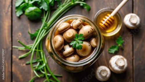 Close-up of a jar containin...