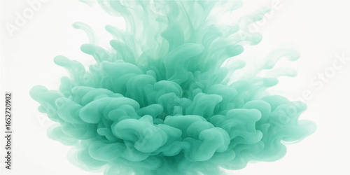 Blue cotton swabs float like tiny clouds on a white winter sky